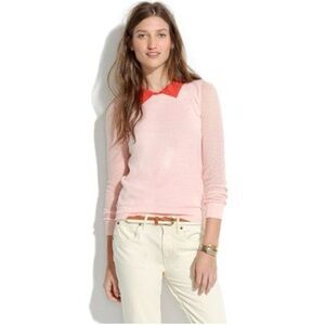 Women's Pink Crew Neck Sweater